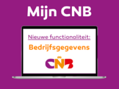Highlighted image: Nieuwe functionaliteit MijnCNB: Bedrijfsgegevens